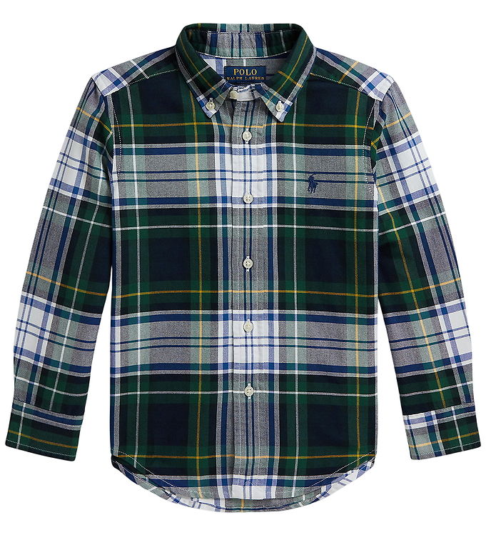Polo Ralph Lauren Skjorte - White/Green Multi Polo Ralph Lauren Skjorte - White/Green Multi