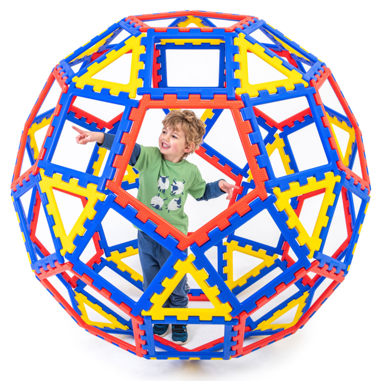 Polydron XL - Kuppel, 62 dele