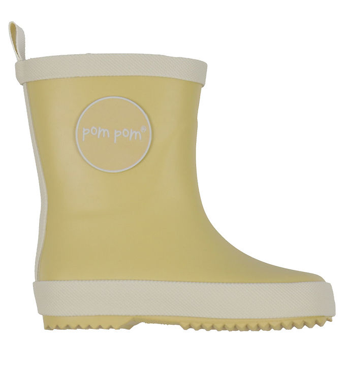 Pom Pom Gummistøvler - Dusty Yellow