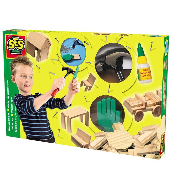 SES Creative Byggesæt - Træ SES Creative Byggesæt - Træ