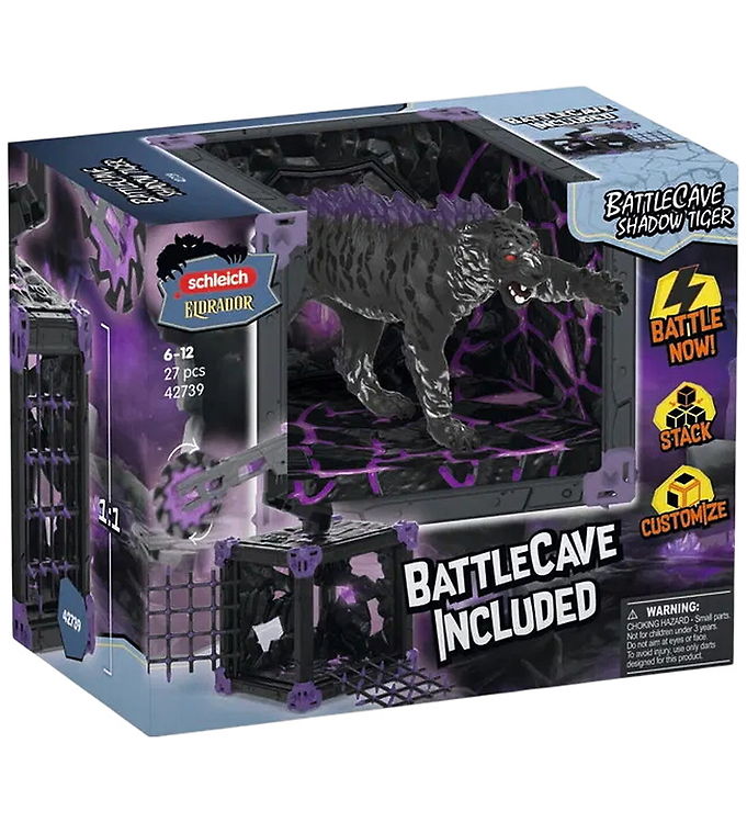 Schleich Eldrador Creatures - BattleCave Shadow Tiger - 42739 Schleich Eldrador Creatures - BattleCave Shadow Tiger - 42739