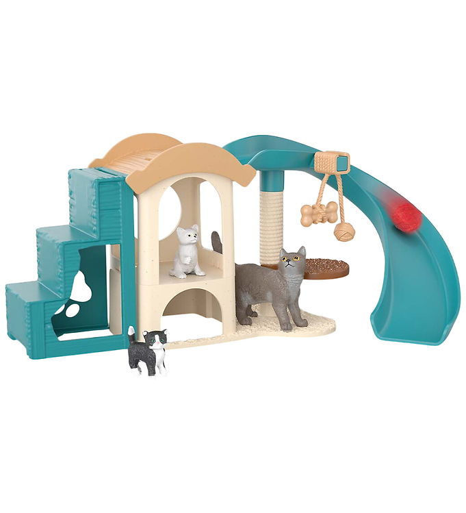 Schleich Farm World - Playfun For Cats - 12 Dele - 42764 Schleich Farm World - Playfun For Cats - 12 Dele - 42764