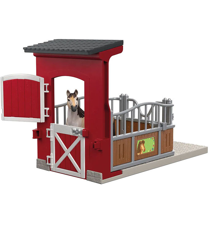 Schleich Farm World - Ponyboks m. Mustang Hoppe - 42724 - 19 Del Schleich Farm World - Ponyboks m. Mustang Hoppe - 42724 - 19 Del