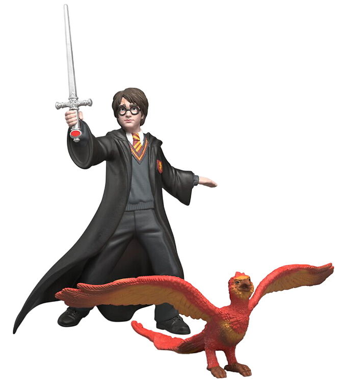 Schleich Harry Potter - 9 cm - Harry & Fawkes m. Sværd - 14994 Schleich Harry Potter - 9 cm - Harry & Fawkes m. Sværd - 14994