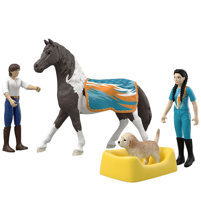 Schleich Horse Club - Kims Voltigeringssæt - 19 Dele - 42799 Schleich Horse Club - Kims Voltigeringssæt - 19 Dele - 42799