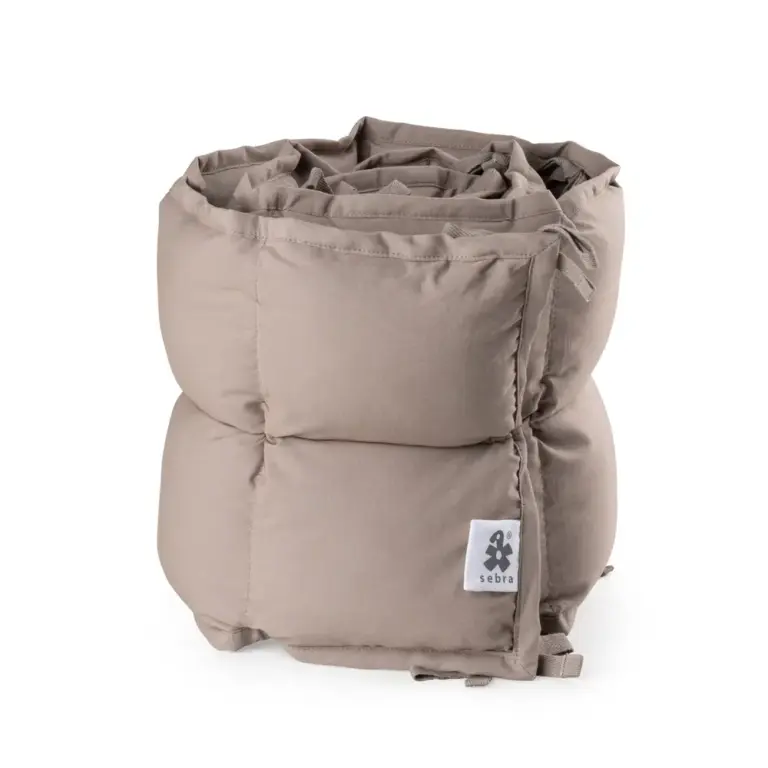 Sengerand, kapok, halv længde, jetty beige