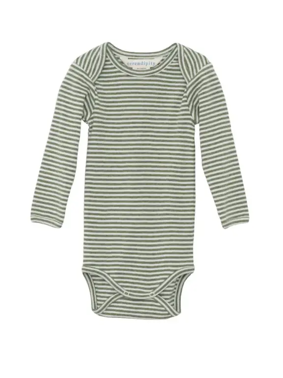 Serendipity Langærmet Body - Moss - 56