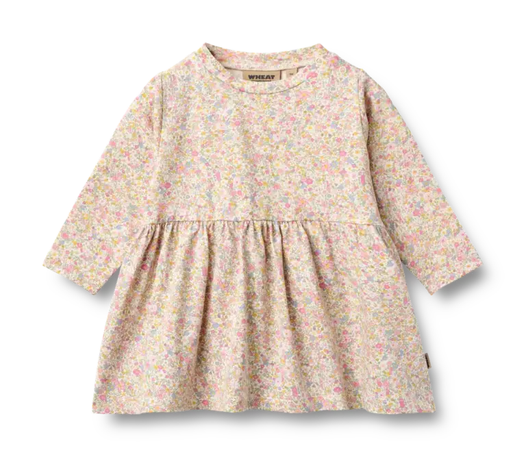 Sessa Jersey Kjole - Blush Flower Meadow - 62