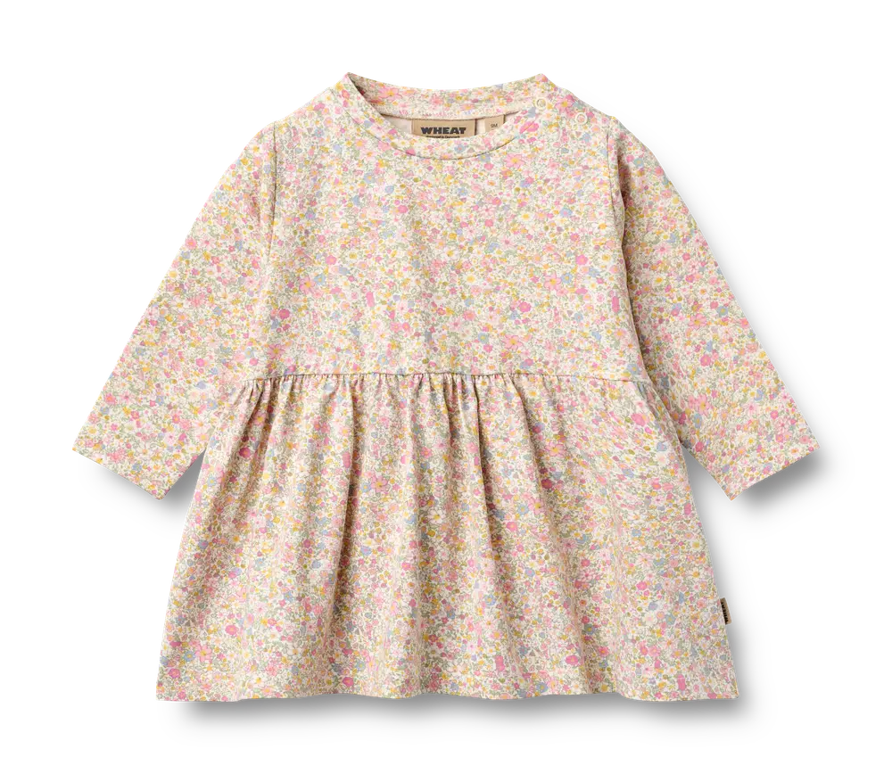 Sessa Jersey Kjole - Blush Flower Meadow - 62 Sessa Jersey Kjole - Blush Flower Meadow - 62