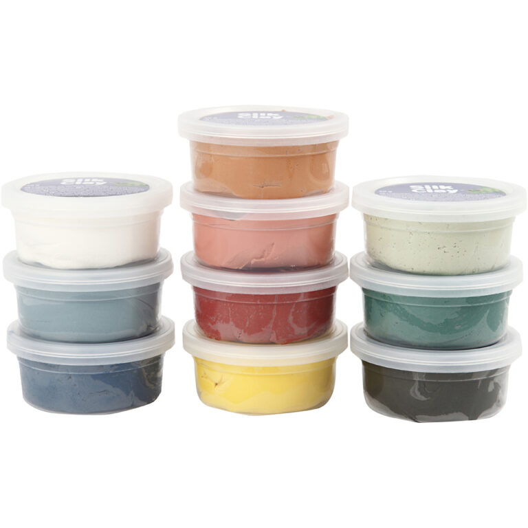 Silk Clay 10 x 40 gr. - Natur Silk Clay 10 x 40 gr. - Natur