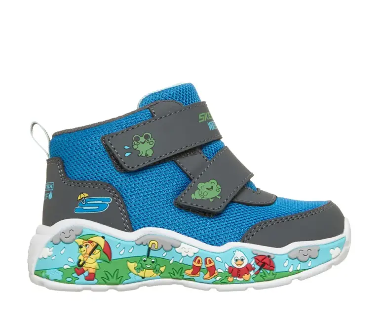 Skechers Lil' Storm Scene Sneakers - Blue - 23