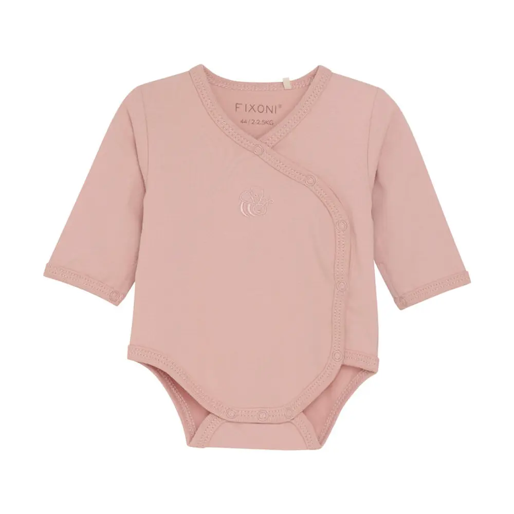 Slå-om Body Langærmet - Pale Mauve - 38