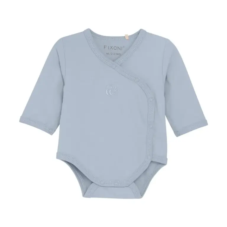 Slå-om Body Langærmet - Zen Blue - 38