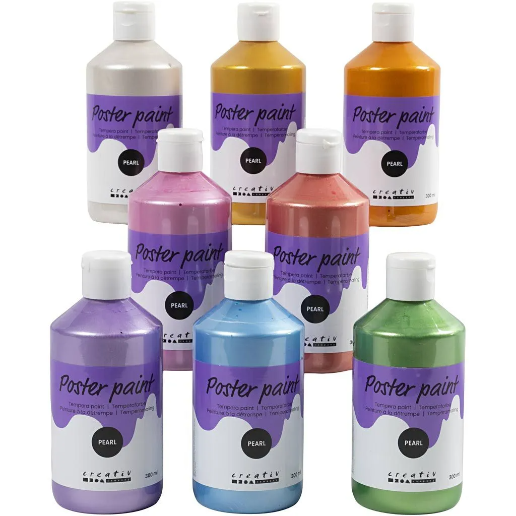 Temperamaling - Perlemor, 8 x 300 ml.
