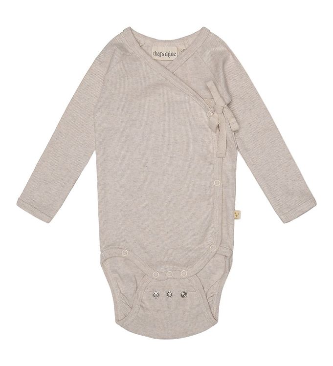 That's Mine Slå-om Body - Becca - Rib - Light Brown Melange That's Mine Slå-om Body - Becca - Rib - Light Brown Melange