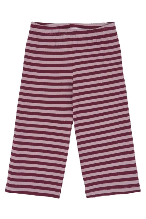 The New Siblings Fro Wide Rib Bukser - Elderberry Striped - 86 The New Siblings Fro Wide Rib Bukser - Elderberry Striped - 86