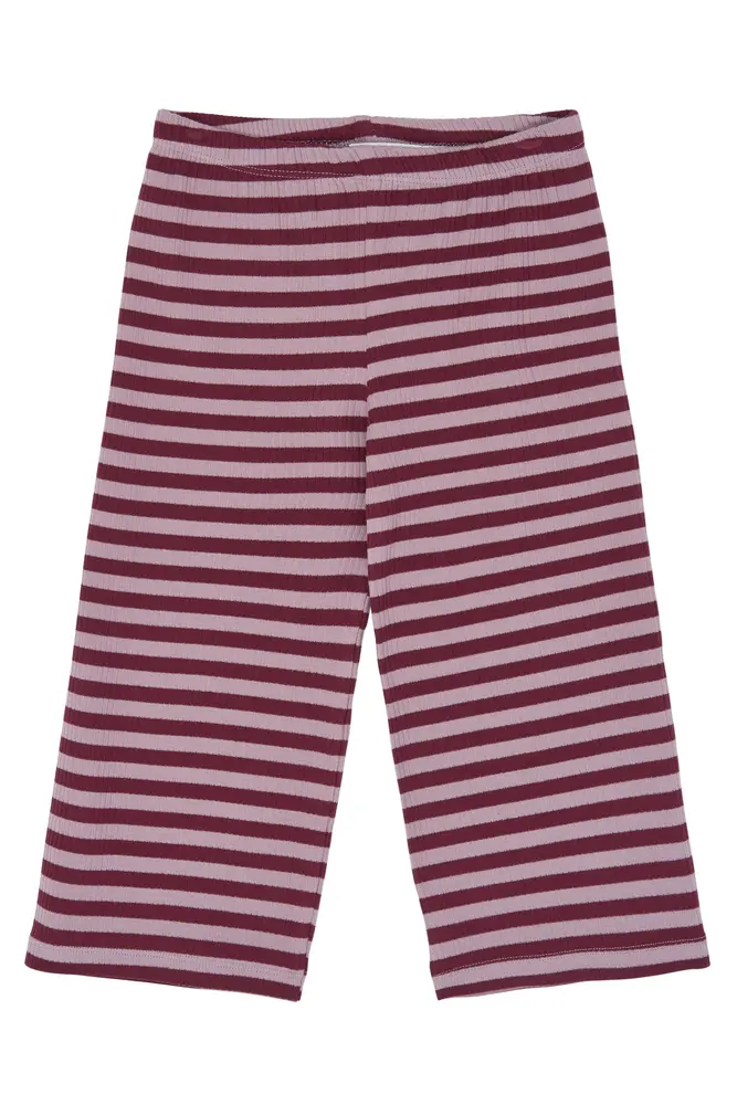The New Siblings Fro Wide Rib Bukser - Elderberry Striped - 86