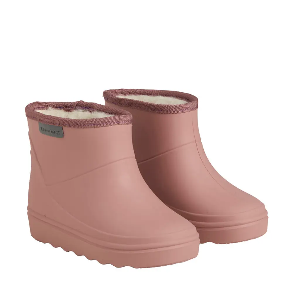 Thermo Støvler Kort Solid - Old Rose - 30 Thermo Støvler Kort Solid - Old Rose - 30