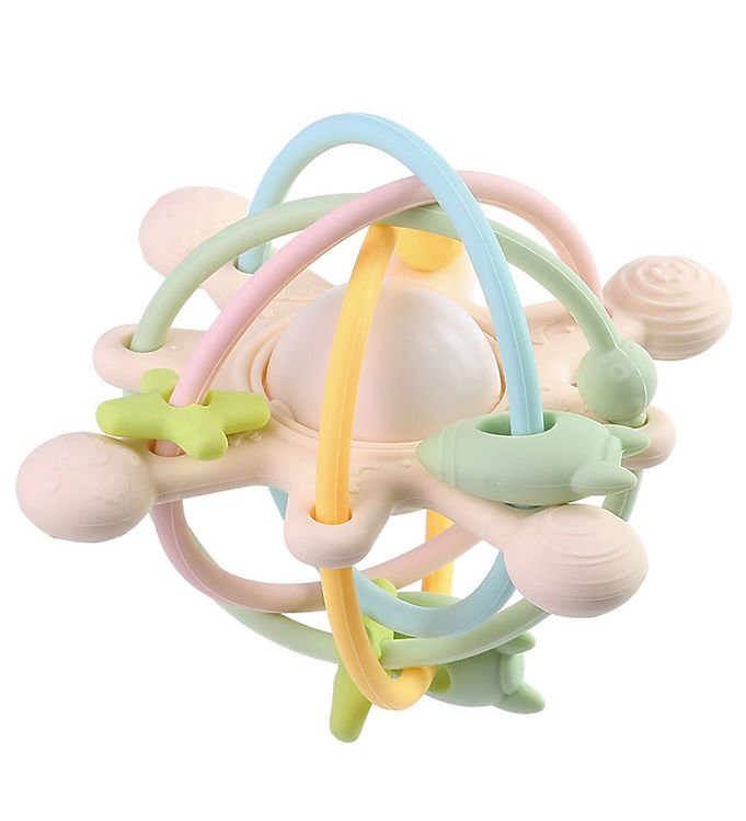 Tiny Tot Bidelegetøj m. Rangle - Pastel Mix