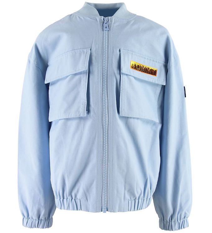 Tommy Hilfiger Jakke - Utility Bomber - Lyseblå