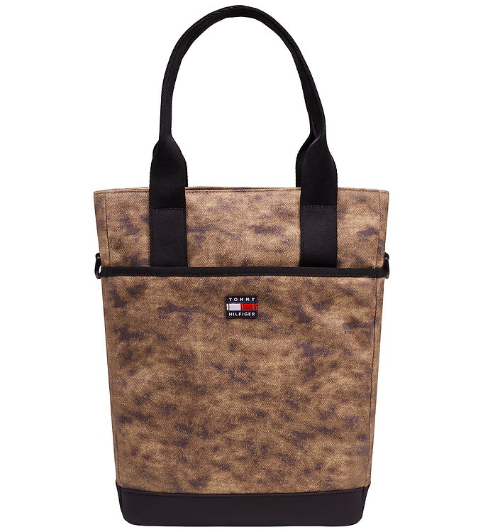 Tommy Hilfiger Taske - Laptop Slingbag - Pony Print/Beige Tommy Hilfiger Taske - Laptop Slingbag - Pony Print/Beige