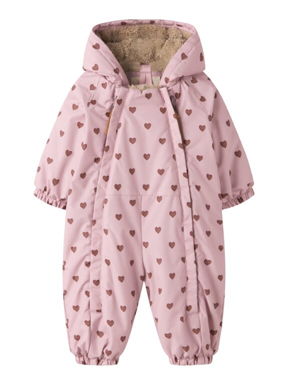 Lil Atelier Lasnow05 - Suit FO - Zephyr / Hearts - 50/56 cm