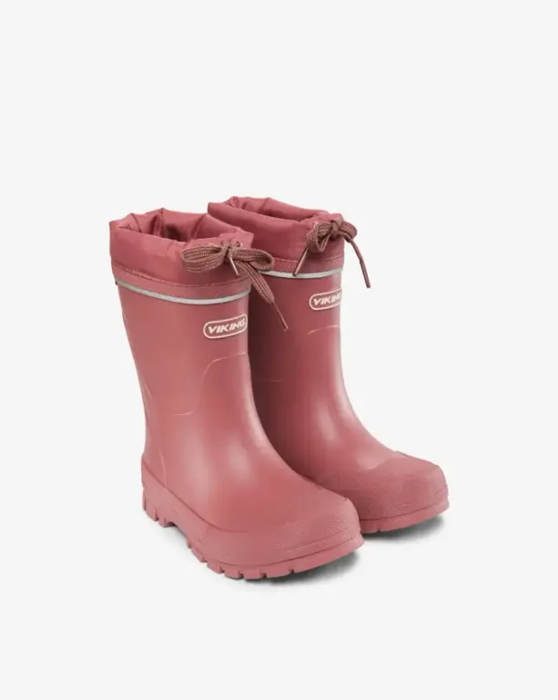 Viking Jolly Warm Gummistøvle - Pink - 25