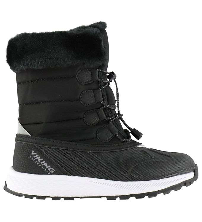 Viking Vinterstøvler - Equip Warm WP Zip - Black/Granite