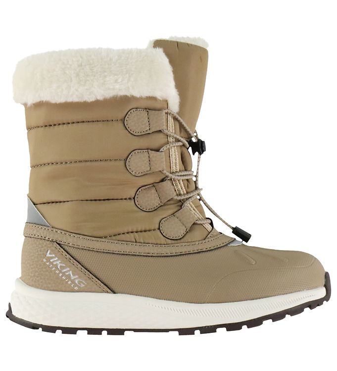 Viking Vinterstøvler - Equip Warm WP Zip - Dark Natural