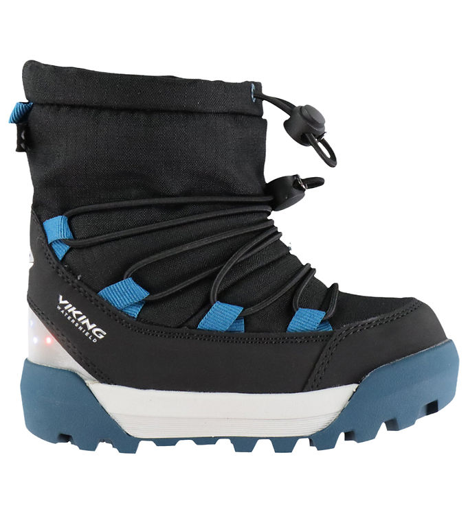 Viking Vinterstøvler m. Lys - Spaceship Warm SC WP - Black/Dark