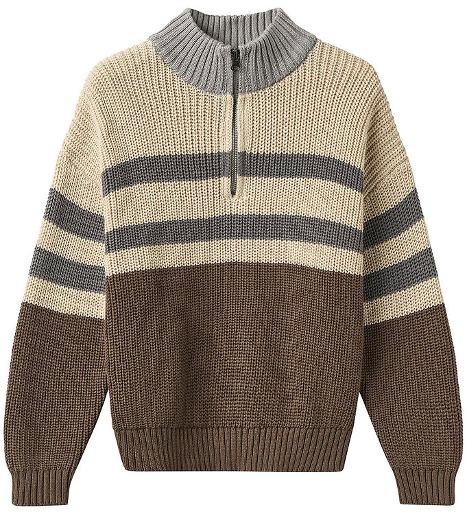 Wheat Bluse - Strik - Simo - Dry Wood Wheat Bluse - Strik - Simo - Dry Wood
