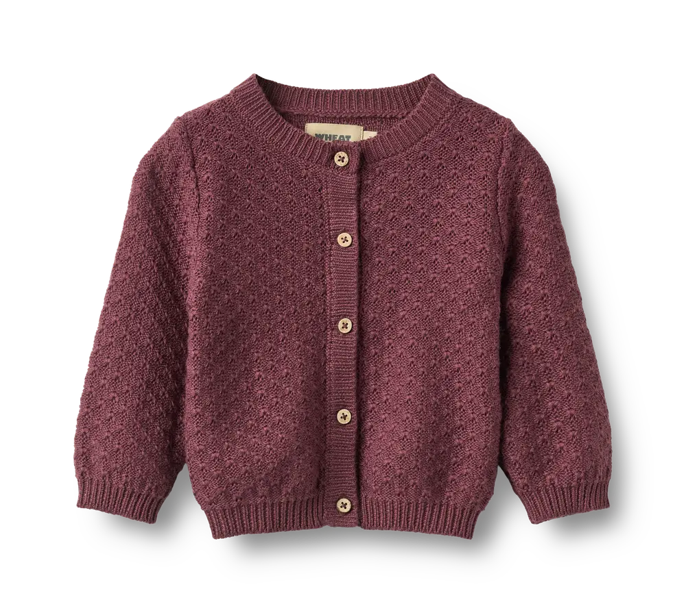 Wheat Cardigan Magnella - Eggplant - 62