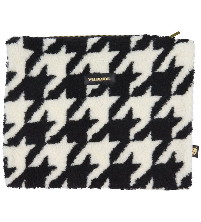 Wildride Taske - Pouch - 35x27 cm. - Teddy Houndstooth Wildride Taske - Pouch - 35x27 cm. - Teddy Houndstooth