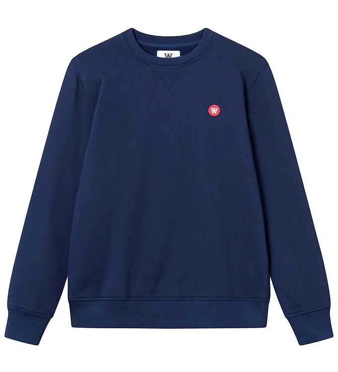Wood Wood Sweatshirt - Tye - Navy Wood Wood Sweatshirt - Tye - Navy