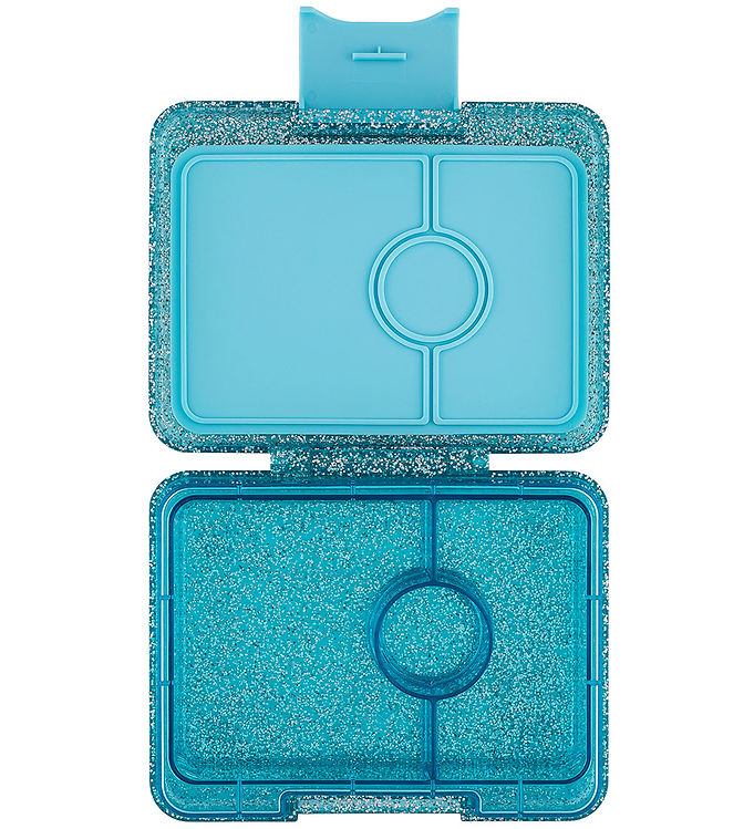 Yumbox Madkasse m. 3 Rum - Bento Snack - 480 ml - Twinkle Teal Yumbox Madkasse m. 3 Rum - Bento Snack - 480 ml - Twinkle Teal