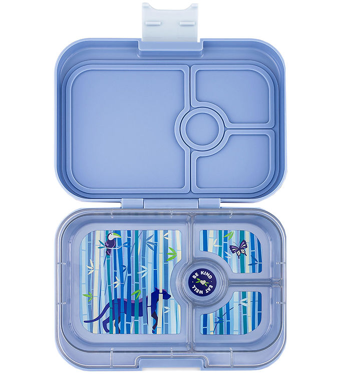 Yumbox Madkasse m. 4 Rum - Bento Panino - 757 ml - Hazy Blue/Pan Yumbox Madkasse m. 4 Rum - Bento Panino - 757 ml - Hazy Blue/Pan