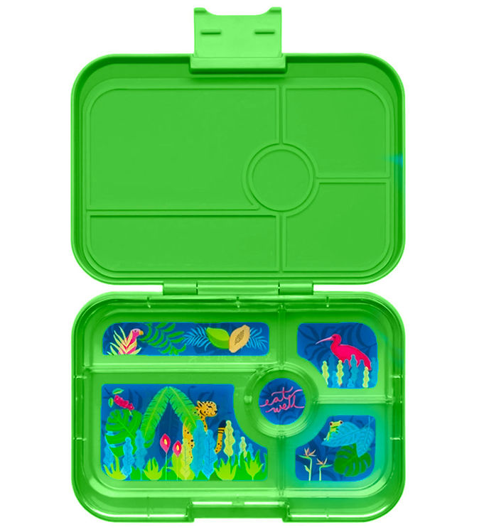 Yumbox Madkasse m. 5 Rum - Bento Tapas - 993 ml - Jurassic Green Yumbox Madkasse m. 5 Rum - Bento Tapas - 993 ml - Jurassic Green