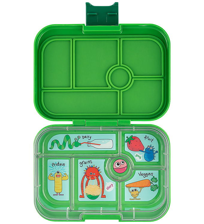 Yumbox Madkasse m. 6 Rum - Bento Original - 662 ml - Jurassic Gr