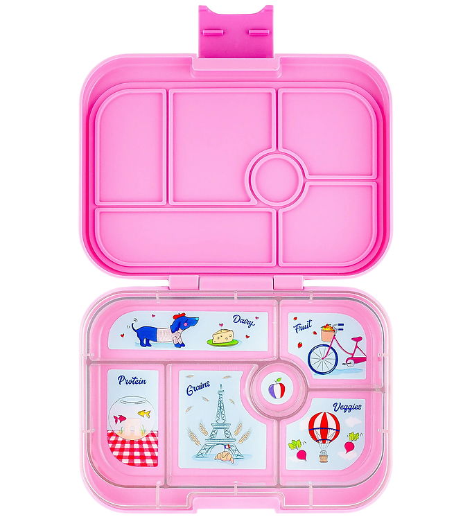 Yumbox Madkasse m. 6 Rum - Bento Original - 662 ml - Power Pink Yumbox Madkasse m. 6 Rum - Bento Original - 662 ml - Power Pink