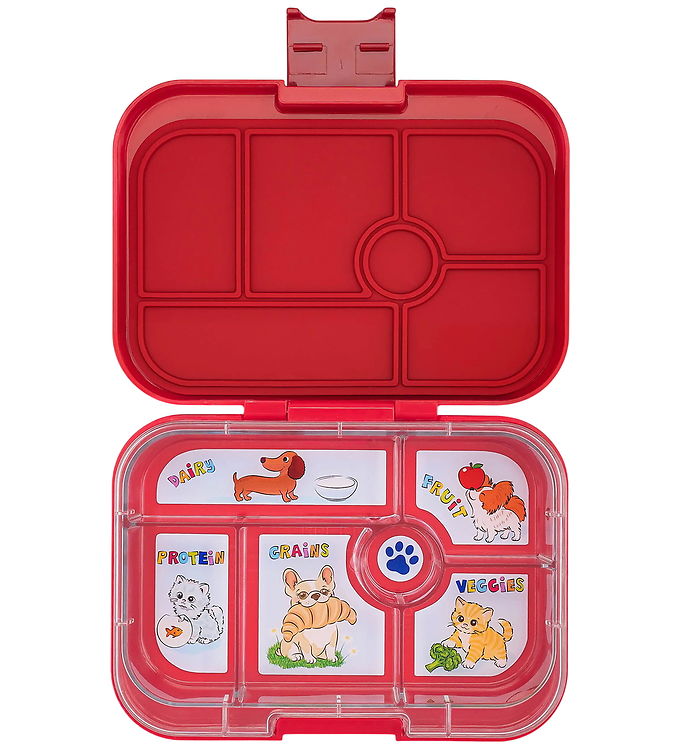 Yumbox Madkasse m. 6 Rum - Bento Original - 662 ml - Wow Red Cat Yumbox Madkasse m. 6 Rum - Bento Original - 662 ml - Wow Red Cat