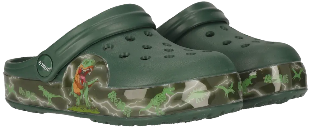 Zig Zag Runix Sandal m. Lys - Trekking Green - 24