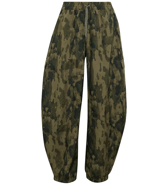 adidas Performance Bukser - Camo - Olive Strata/Jungle Pink adidas Performance Bukser - Camo - Olive Strata/Jungle Pink